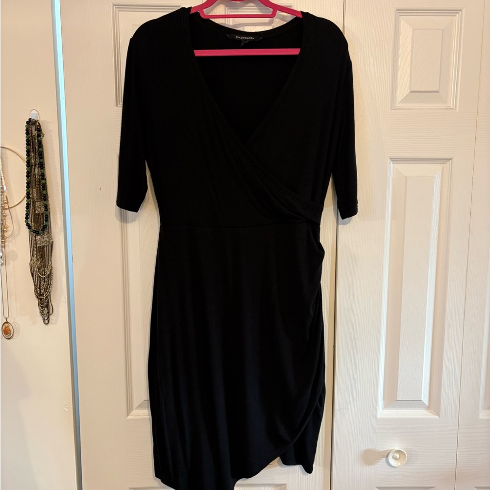 Black Wrap Dress